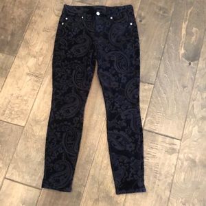 Seven for all mankind size 24 velvet pants